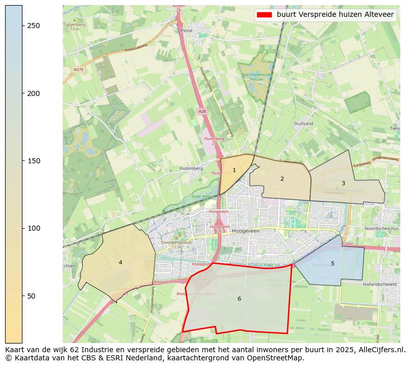 Afbeelding van de buurt Verspreide huizen Alteveer op de kaart.