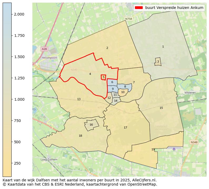 Afbeelding van de buurt Verspreide huizen Ankum op de kaart.