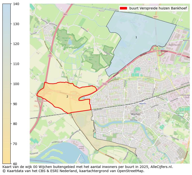 Afbeelding van de buurt Verspreide huizen Bankhoef op de kaart.