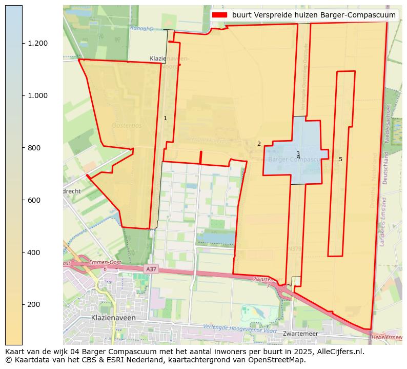 Afbeelding van de buurt Verspreide huizen Barger-Compascuum op de kaart.
