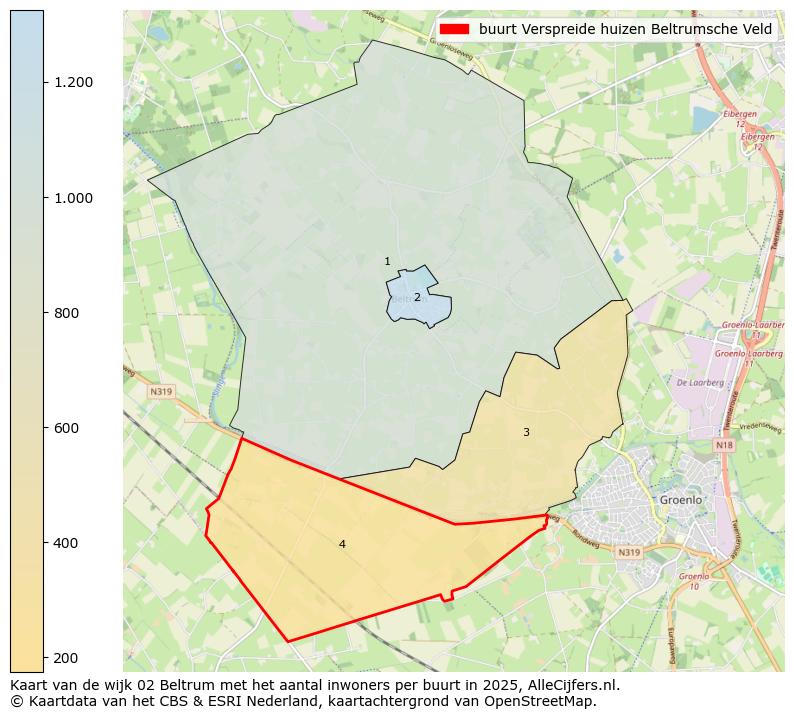 Afbeelding van de buurt Verspreide huizen Beltrumsche Veld op de kaart.