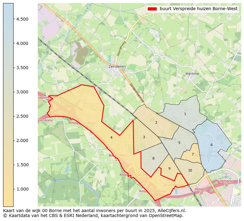 Afbeelding van de buurt Verspreide huizen Borne-West op de kaart.