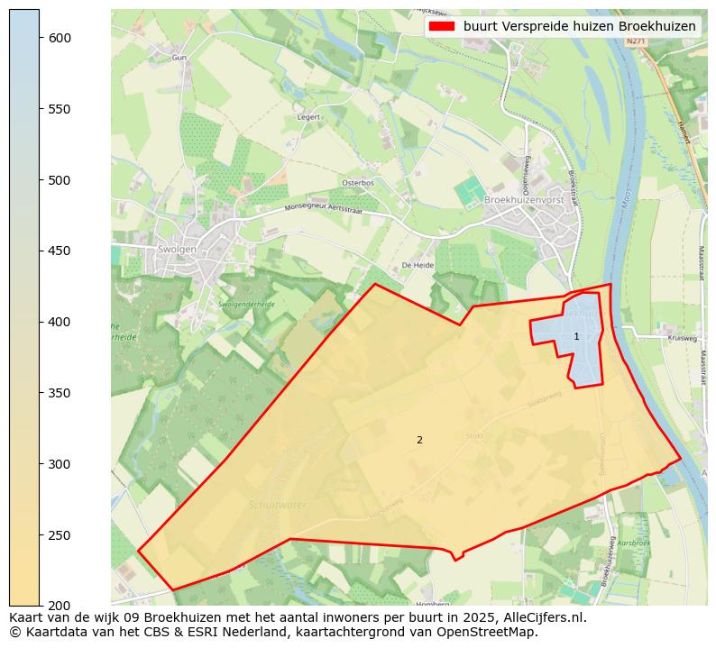 Afbeelding van de buurt Verspreide huizen Broekhuizen op de kaart.