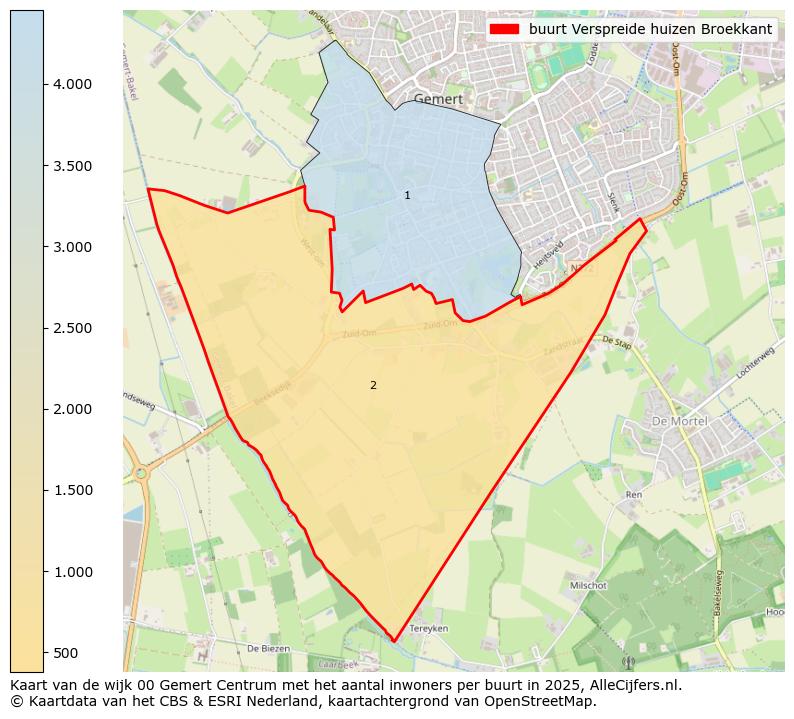 Afbeelding van de buurt Verspreide huizen Broekkant op de kaart.
