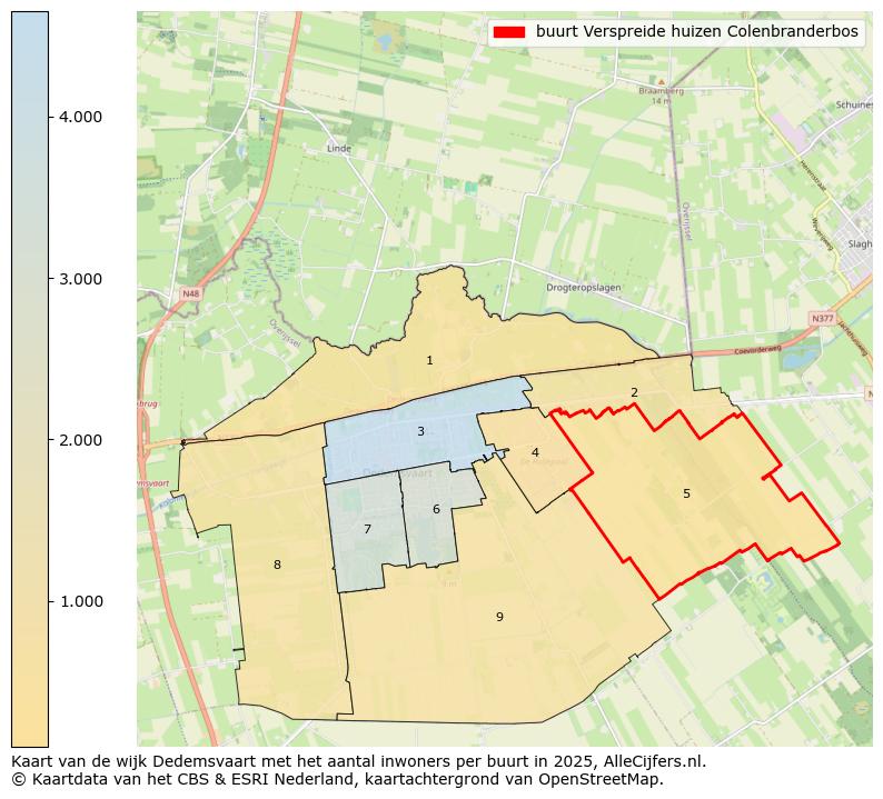 Afbeelding van de buurt Verspreide huizen Colenbranderbos op de kaart.