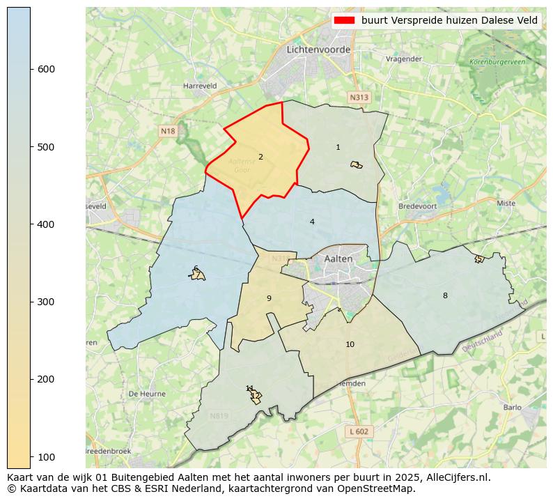 Afbeelding van de buurt Verspreide huizen Dalese Veld op de kaart.