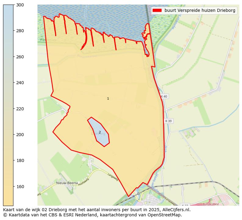 Afbeelding van de buurt Verspreide huizen Drieborg op de kaart.