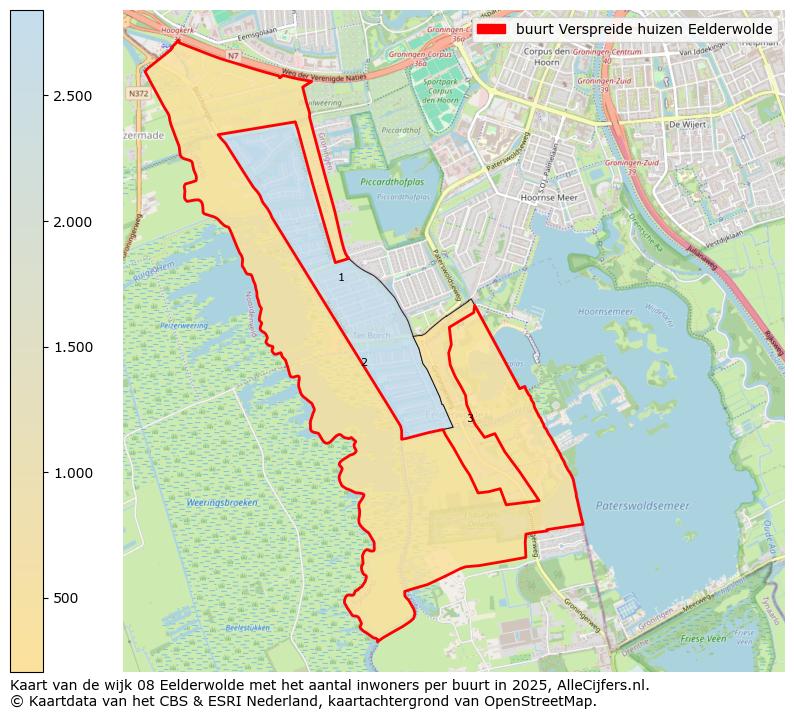 Afbeelding van de buurt Verspreide huizen Eelderwolde op de kaart.