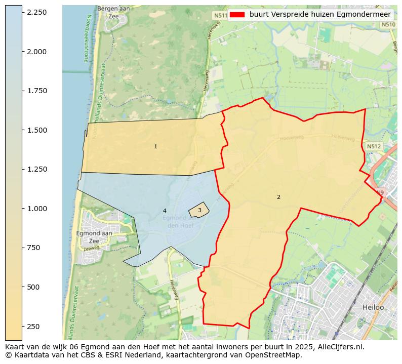 Afbeelding van de buurt Verspreide huizen Egmondermeer op de kaart.