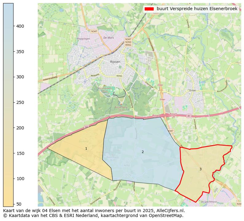 Afbeelding van de buurt Verspreide huizen Elsenerbroek op de kaart.