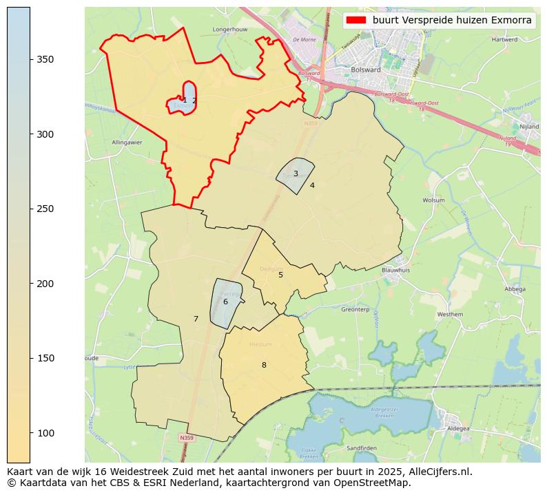 Afbeelding van de buurt Verspreide huizen Exmorra op de kaart.