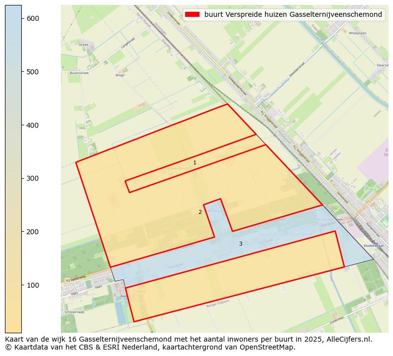 Afbeelding van de buurt Verspreide huizen Gasselternijveenschemond op de kaart.