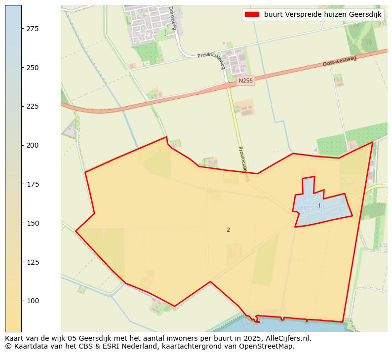 Afbeelding van de buurt Verspreide huizen Geersdijk op de kaart.