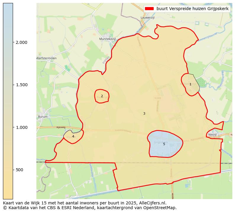 Afbeelding van de buurt Verspreide huizen Grijpskerk op de kaart.