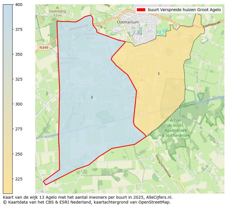 Afbeelding van de buurt Verspreide huizen Groot Agelo op de kaart.
