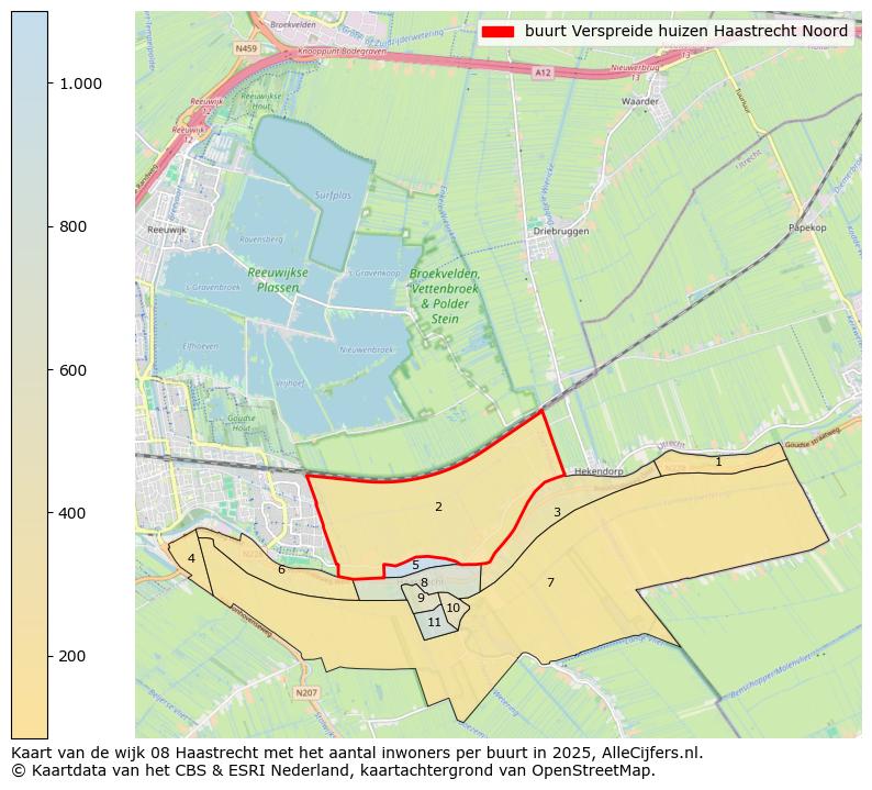 Afbeelding van de buurt Verspreide huizen Haastrecht Noord op de kaart.