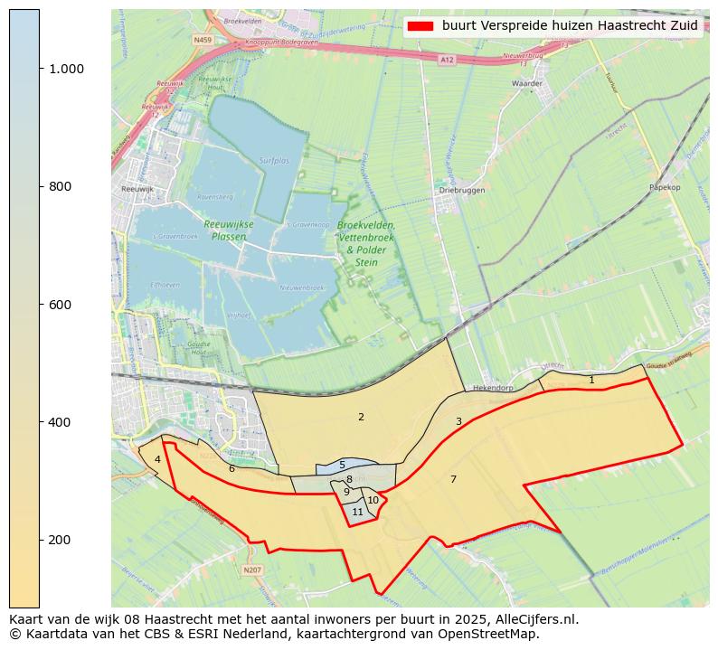 Afbeelding van de buurt Verspreide huizen Haastrecht Zuid op de kaart.