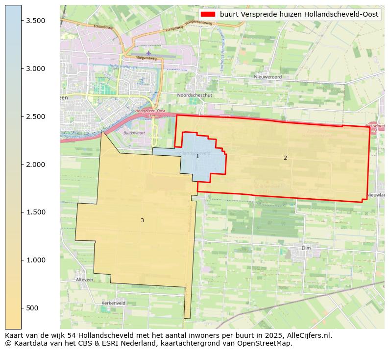 Afbeelding van de buurt Verspreide huizen Hollandscheveld-Oost op de kaart.