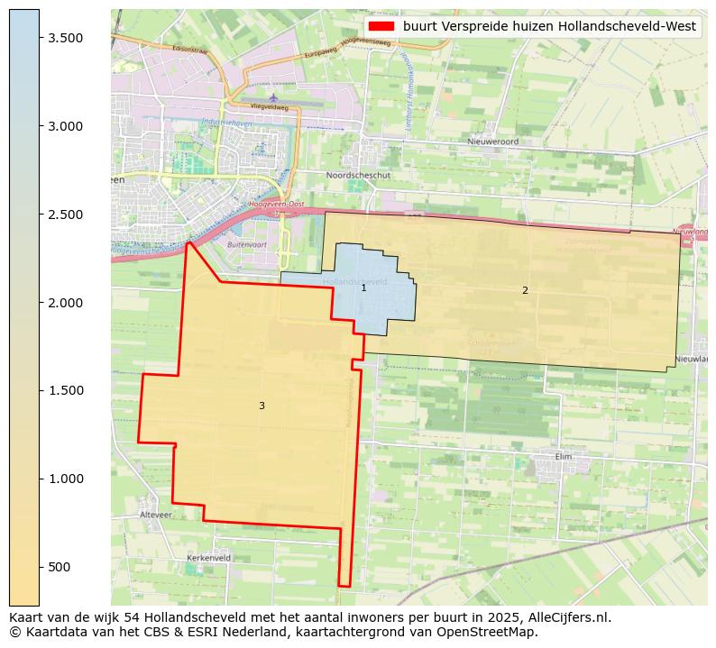 Afbeelding van de buurt Verspreide huizen Hollandscheveld-West op de kaart.