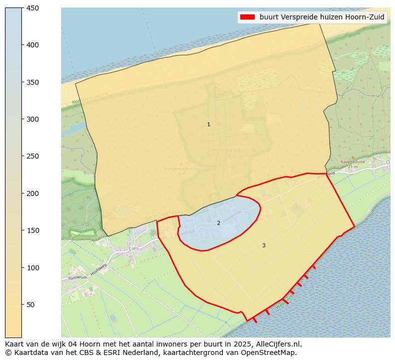 Afbeelding van de buurt Verspreide huizen Hoorn-Zuid op de kaart.