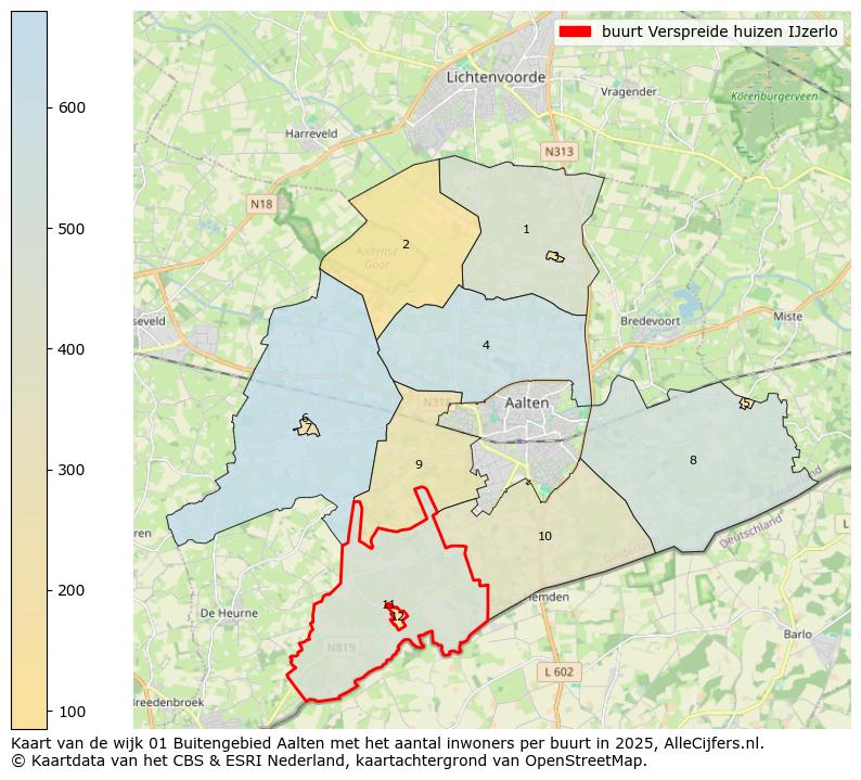 Afbeelding van de buurt Verspreide huizen IJzerlo op de kaart.