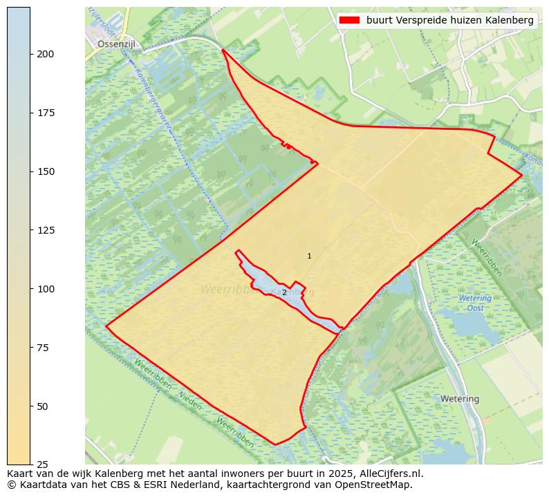 Afbeelding van de buurt Verspreide huizen Kalenberg op de kaart.