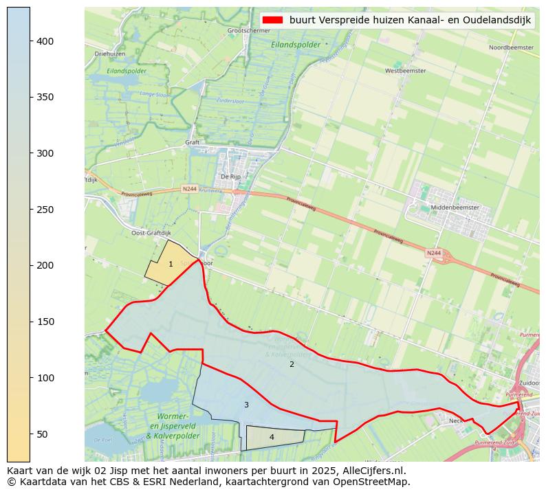 Afbeelding van de buurt Verspreide huizen Kanaal- en Oudelandsdijk op de kaart.