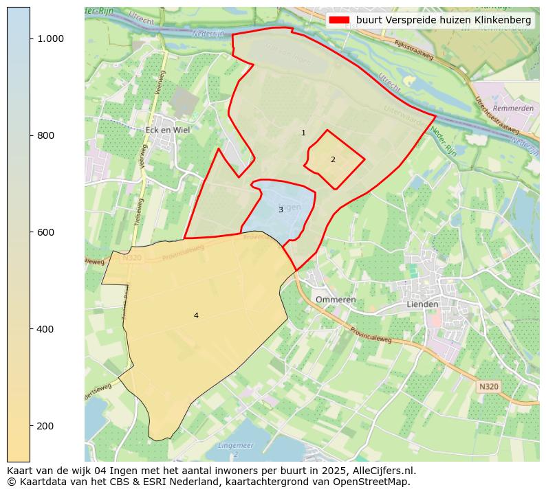 Afbeelding van de buurt Verspreide huizen Klinkenberg op de kaart.