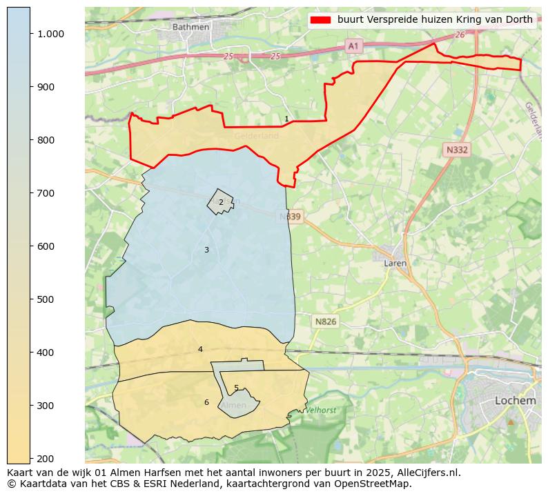 Afbeelding van de buurt Verspreide huizen Kring van Dorth op de kaart.