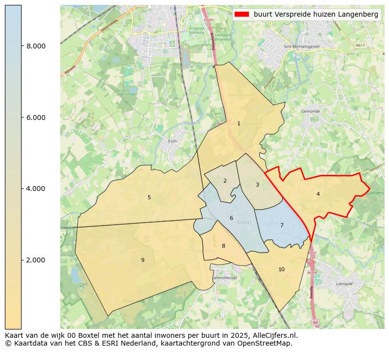 Afbeelding van de buurt Verspreide huizen Langenberg op de kaart.