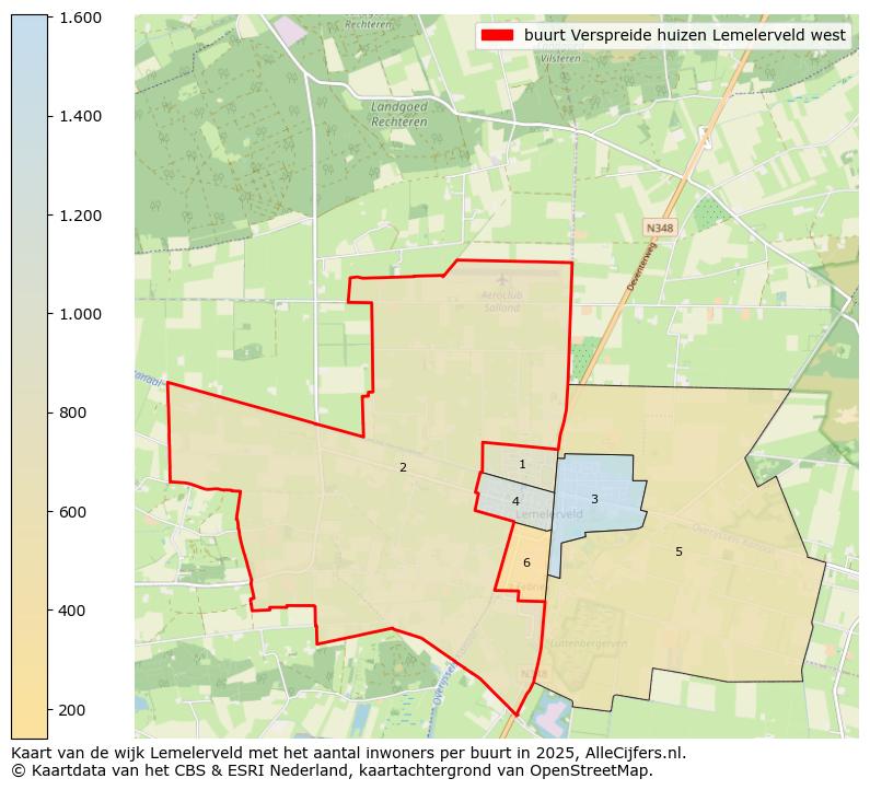 Afbeelding van de buurt Verspreide huizen Lemelerveld west op de kaart.