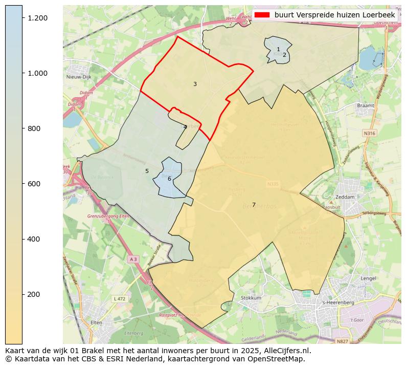 Afbeelding van de buurt Verspreide huizen Loerbeek op de kaart.