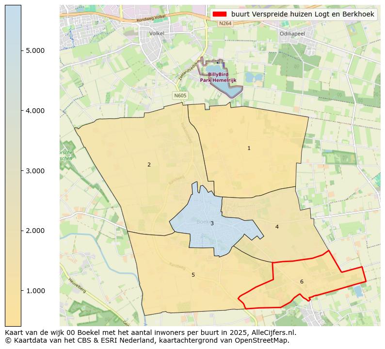 Afbeelding van de buurt Verspreide huizen Logt en Berkhoek op de kaart.