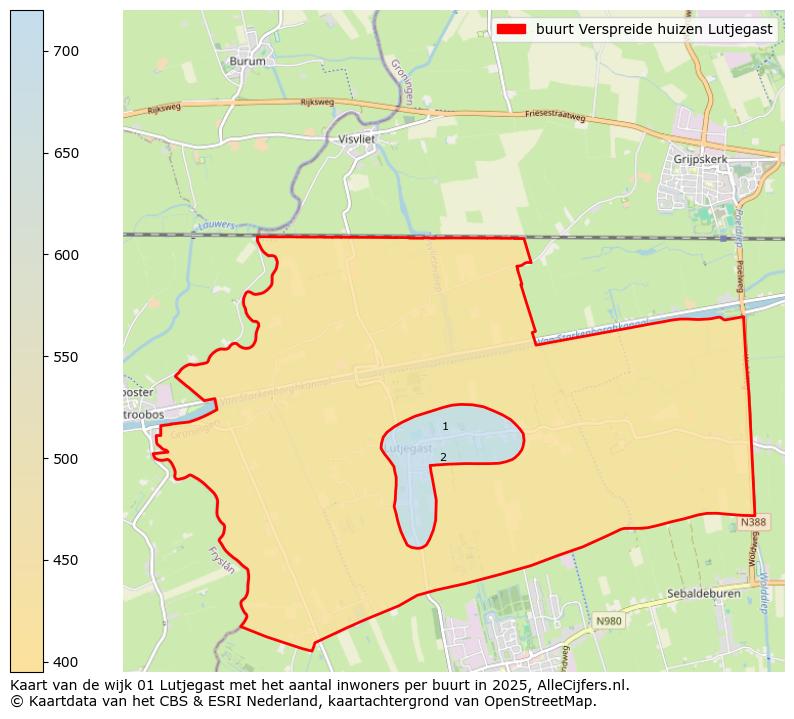 Afbeelding van de buurt Verspreide huizen Lutjegast op de kaart.