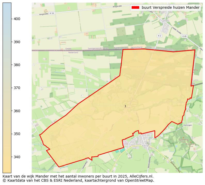 Afbeelding van de buurt Verspreide huizen Mander op de kaart.