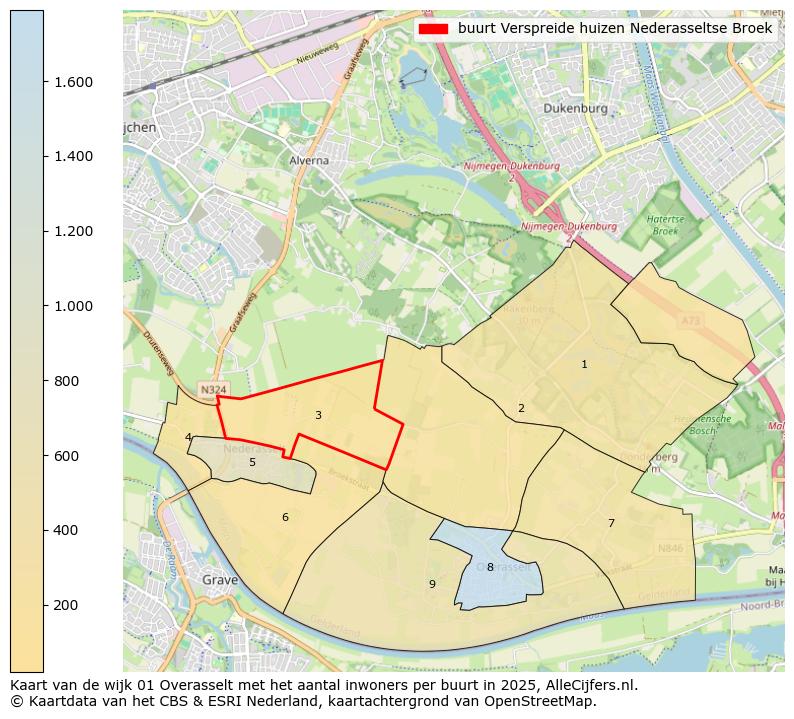 Afbeelding van de buurt Verspreide huizen Nederasseltse Broek op de kaart.