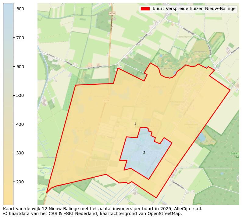 Afbeelding van de buurt Verspreide huizen Nieuw-Balinge op de kaart.