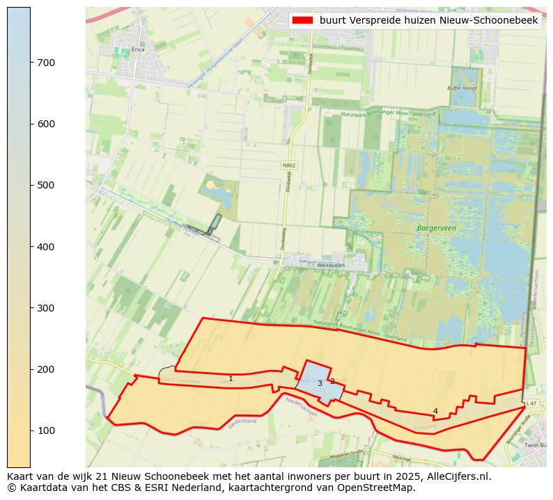 Afbeelding van de buurt Verspreide huizen Nieuw-Schoonebeek op de kaart.
