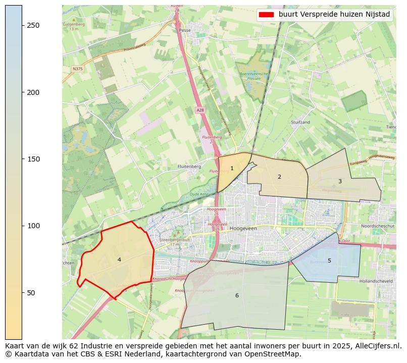 Afbeelding van de buurt Verspreide huizen Nijstad op de kaart.