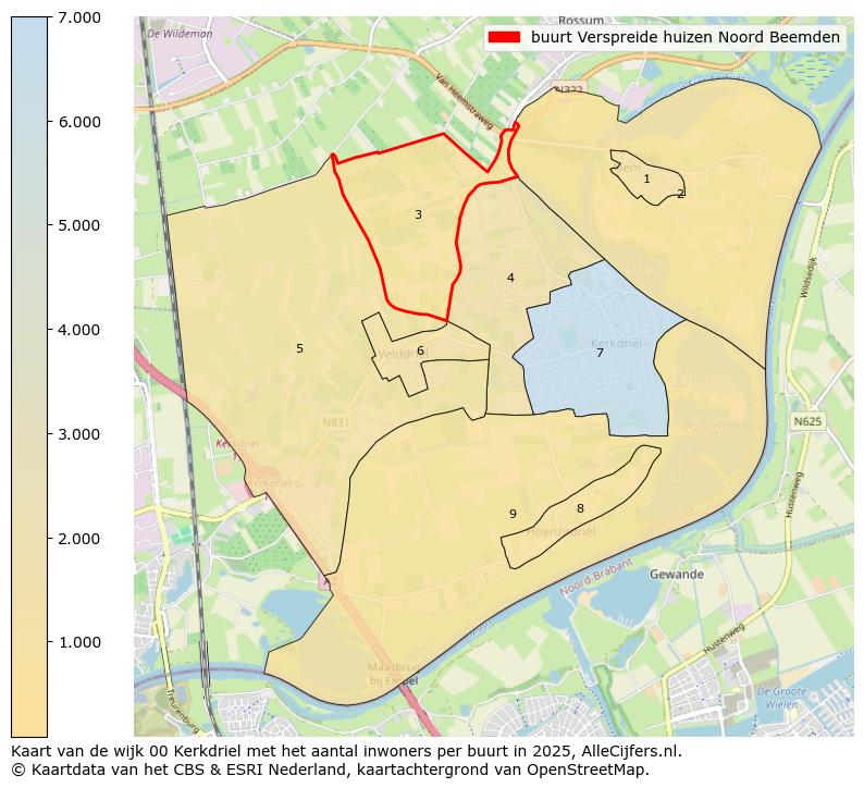 Afbeelding van de buurt Verspreide huizen Noord Beemden op de kaart.