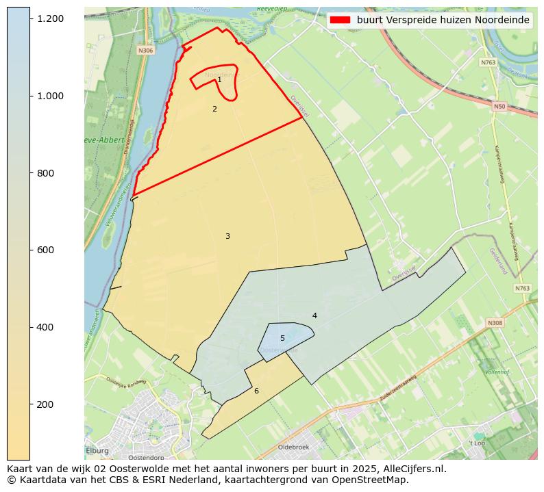 Afbeelding van de buurt Verspreide huizen Noordeinde op de kaart.