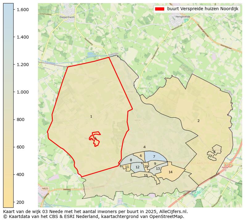 Afbeelding van de buurt Verspreide huizen Noordijk op de kaart.