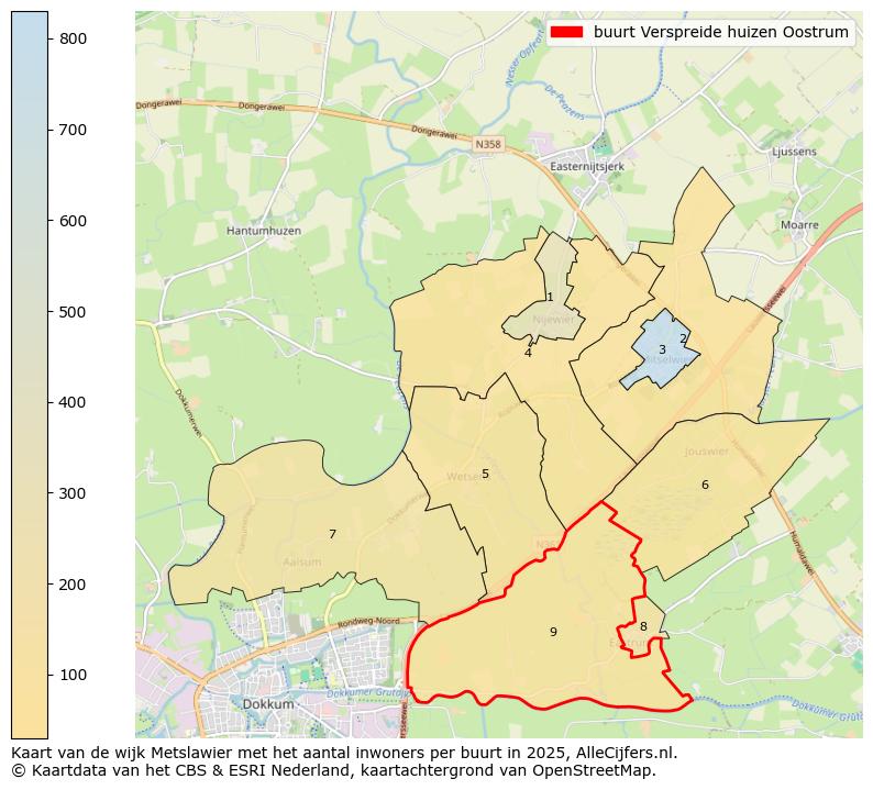 Afbeelding van de buurt Verspreide huizen Oostrum op de kaart.