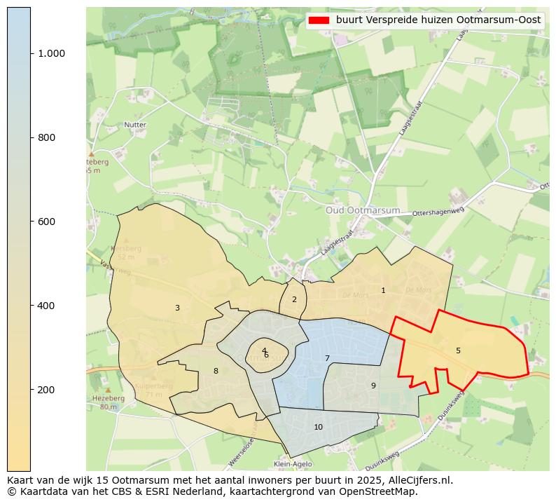 Afbeelding van de buurt Verspreide huizen Ootmarsum-Oost op de kaart.