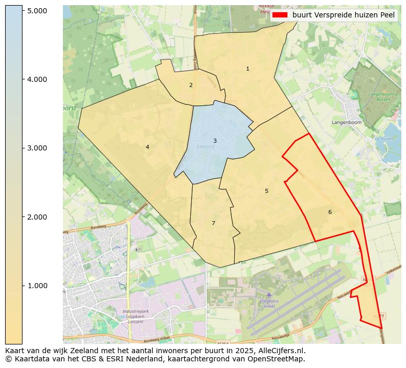 Afbeelding van de buurt Verspreide huizen Peel op de kaart.