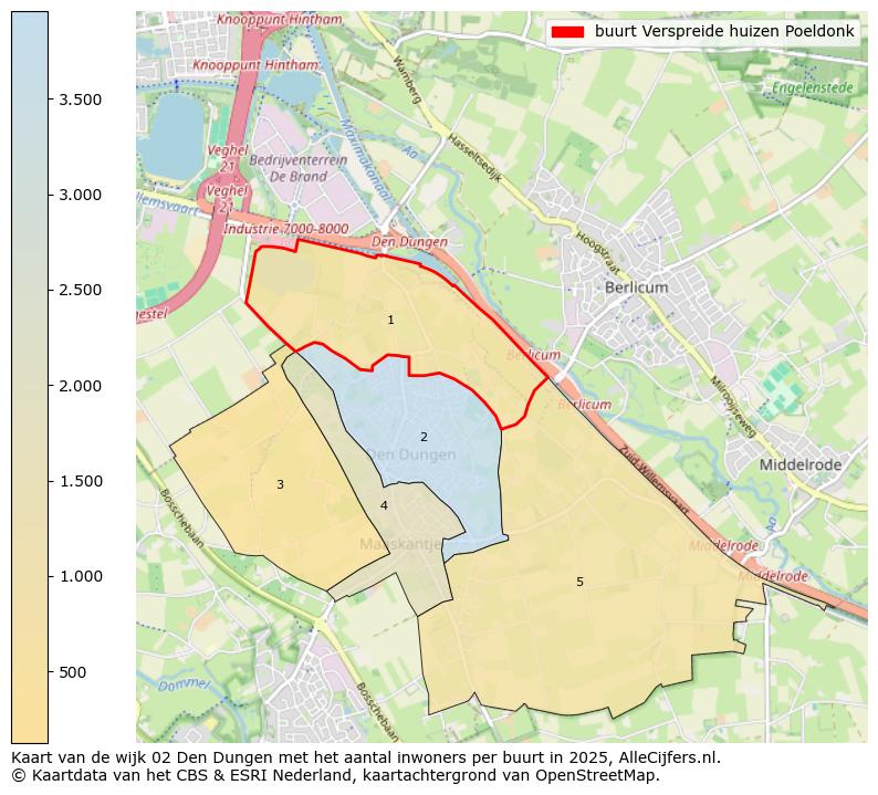 Afbeelding van de buurt Verspreide huizen Poeldonk op de kaart.