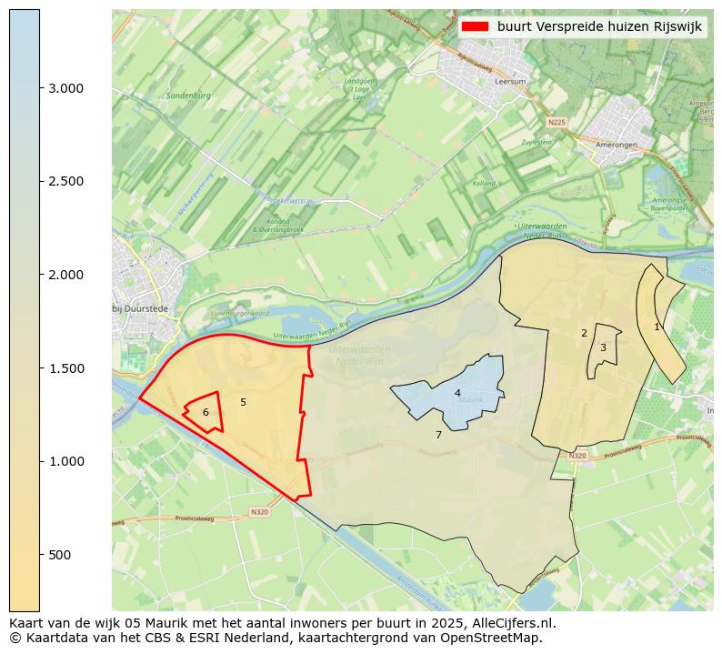 Afbeelding van de buurt Verspreide huizen Rijswijk op de kaart.