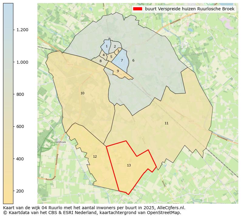 Afbeelding van de buurt Verspreide huizen Ruurlosche Broek op de kaart.