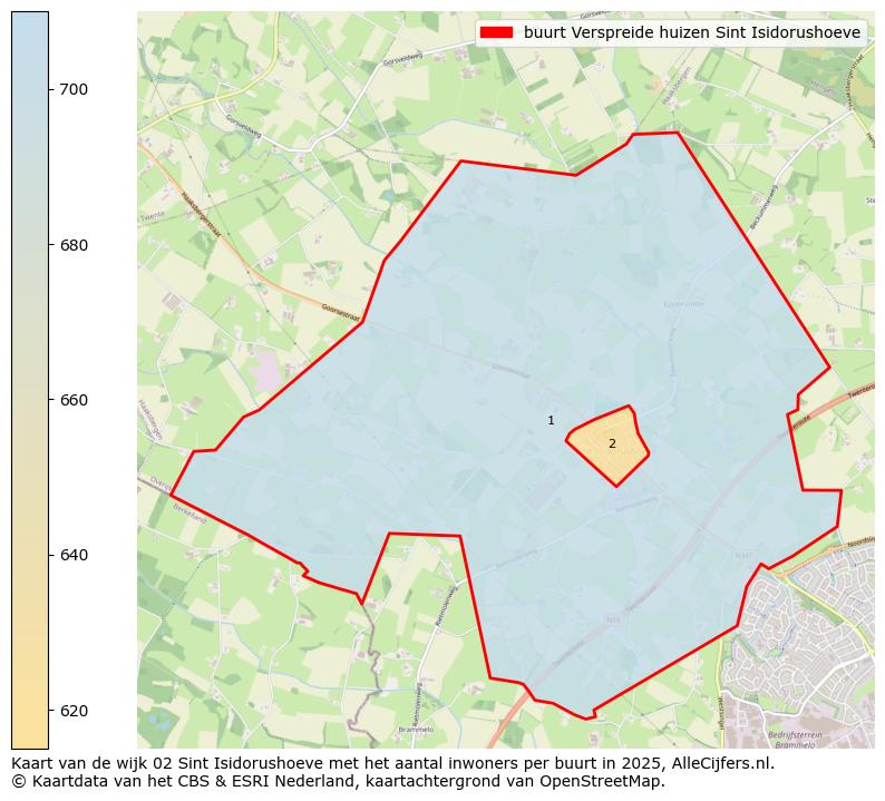 Afbeelding van de buurt Verspreide huizen Sint Isidorushoeve op de kaart.
