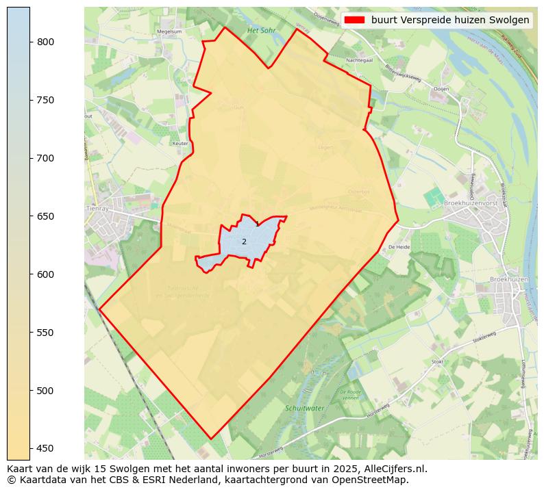 Afbeelding van de buurt Verspreide huizen Swolgen op de kaart.